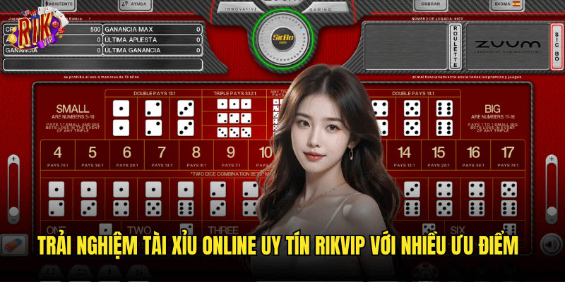 Trải Nghiệm Tài Xỉu Online Uy Tín Rikvip Với Nhiều Ưu Điểm